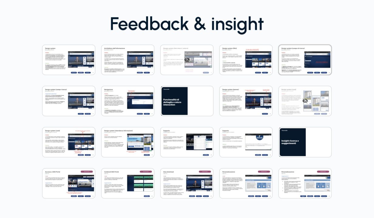 Feedback & insight di DAS realizzati da Slooow.