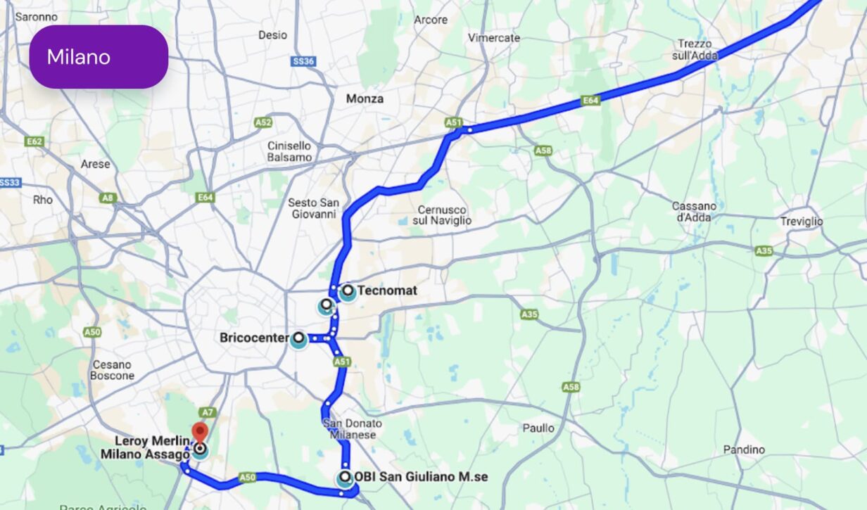 Itinerario safari a Milano