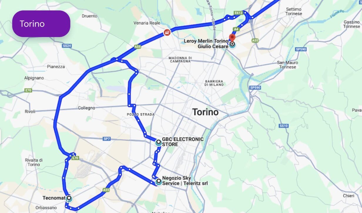 Itinerario safari a Torino